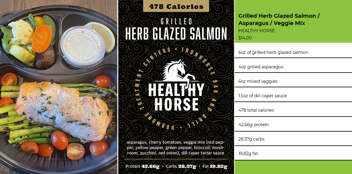 Healthy-Horse-Prepared-Meals-Grilled-Herb-Glazed-Salmon